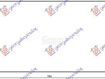 HLADNJAK KLIME BENZIN/DIZEL za Ford Transit Connect od 2006. do 2013. god.