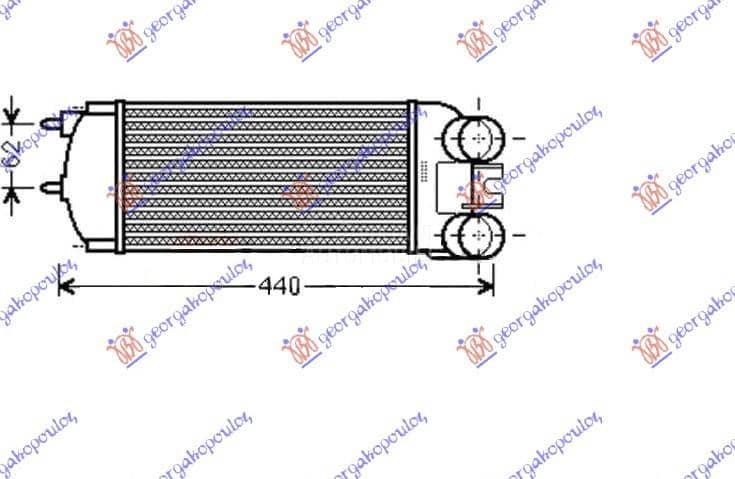 HLADNJAK INTERKULERA 1.6 HDI
