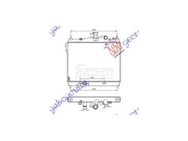 HLADNJAK MOTORA 1.5 CRDi... za Hyundai Getz od 2002. do 2005. god.