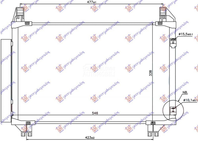HLADNJAK KLIME 1.0/1.3i16v...