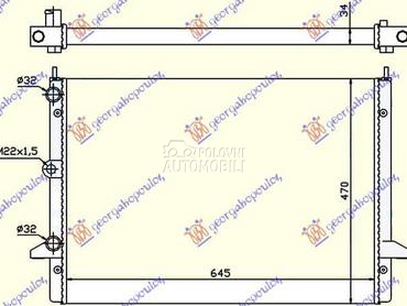 HLADNJAK MOTORA... za Seat Alhambra od 1995. do 2010. god.