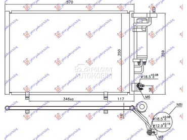 HLADNJAK KLIME... za Ford B-Max za 2012. god.