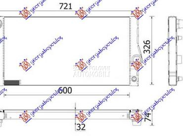 HLADNJAK MOTORA 3.0 BENZIN za BMW Serija 7 od 2008. do 2012. god.