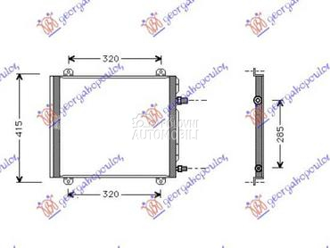 HLADNJAK KLIME za Renault Twingo od 1998. do 2000. god.