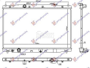 HLADNJAK MOTORA 2.0i 16V... za Honda CR-V od 2013. do 2015. god.