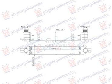 HLADNJAK INTERKULERA 1.3 DIZEL za Citroen Nemo za 2008. god.
