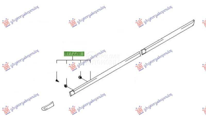 LAJSNA PREDNJIH VRATA Desno