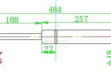 AMORTIZER GEPEK VRATA 475... za Dodge Caliber za 2007. god.