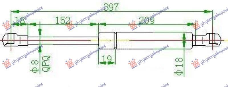 AMORTIZER HAUBE 330 njutna