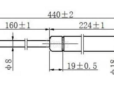 AMORTIZER GEPEK VRATA... za Renault Megane od 1999. do 2002. god.
