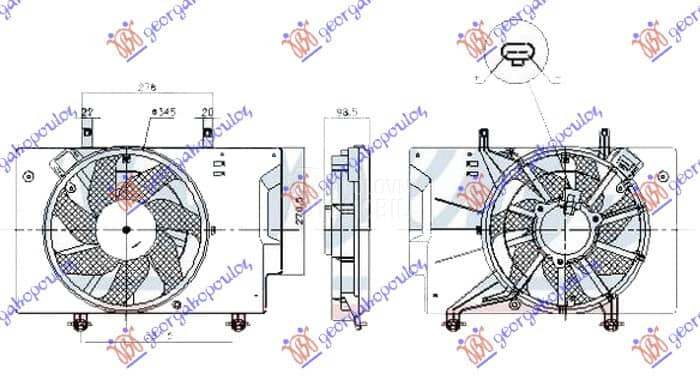 VENTILATOR KOMPLET (1.0...