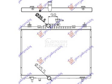 HLADNJAK MOTORA 2.0 Dci... za Renault Koleos od 2008. do 2011. god.