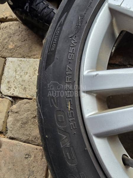 Aluminijumske felne sa 2 gume 17" 5 x 112