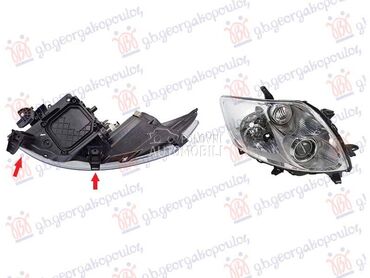 FAR ELEKTRICNI HROM Desno za Toyota Auris od 2006. do 2010. god.