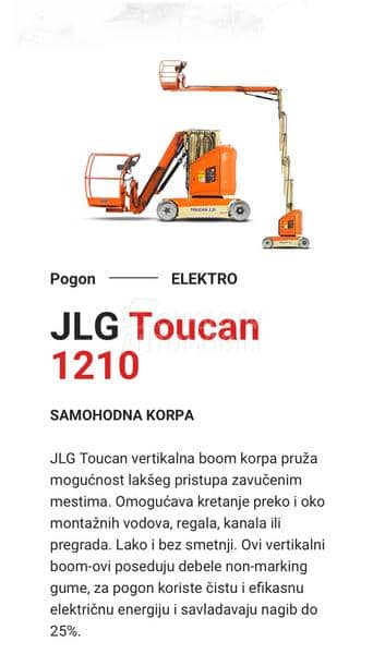 JLG 1210 Toucan
