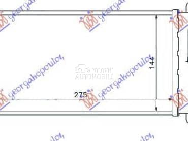 HLADNJAK INTERKULERA 1.4 HDi za Citroen C2 od 2008. do 2010. god.