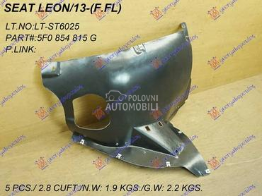 POTKRILO Levo za Seat Leon od 2013. do 2017. god.
