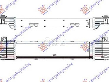 HLADNJAK INTERKULERA 3.2... za Mercedes Benz S Klasa od 1998. do 2005. god.