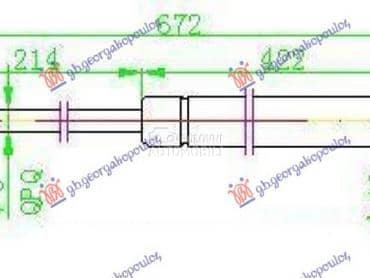 AMORTIZER HAUBE 180 njutna za BMW Z4 od 2003. do 2009. god.