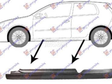 SAJTNA 3 VRATA Levo za Volkswagen Golf 5 od 2004. do 2008. god.