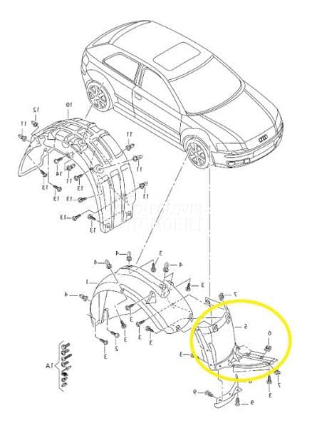 POTKRILO PLASTICNO Desno