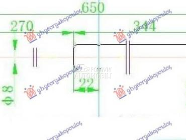 AMORTIZER HAUBE 250 njutna za Opel Signum od 2003. do 2006. god.