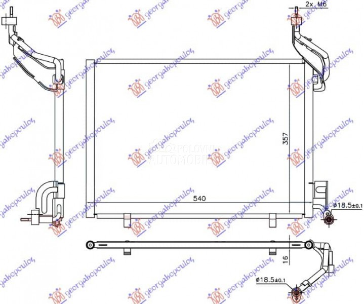 HLADNJAK KLIME 1.6 TDCi...