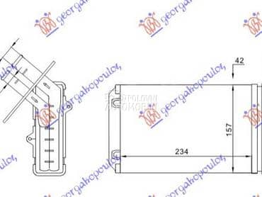 GREJAC KABINE za Renault Clio od 1996. do 1998. god.