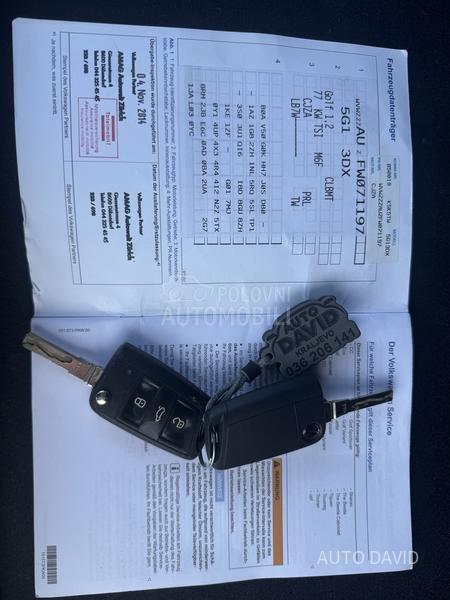 Volkswagen Golf 7 1.2B NOV NOV