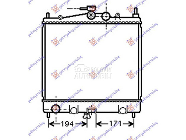 HLADNJAK MOTORA za Nissan Micra od 2002. do 2010. god.