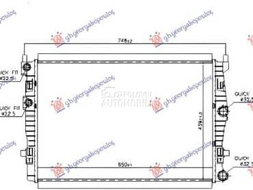 HLADNJAK MOTORA 1.0TFSI... za Volkswagen T-Roc od 2017. do 2022. god.