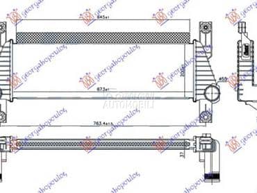 HLADNJAK INTERKULERA 2.2... za Ford Ranger od 2012. do 2015. god.