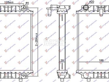 HLADNJAK MOTORA DODATNI... za Audi A8 od 2013. do 2017. god.