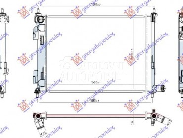HLADNJAK MOTORA za Kia Rio od 2017. do 2020. god.