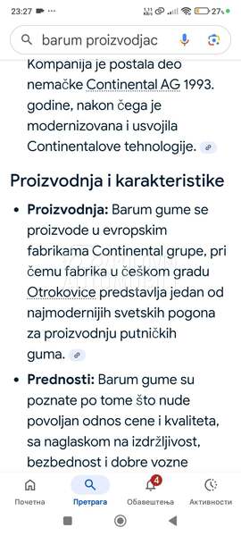 Barum 195/60 R16 Letnja