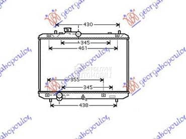 HLADNJAK MOTORA 1.3/1.5i... za Suzuki Swift od 2006. do 2011. god.