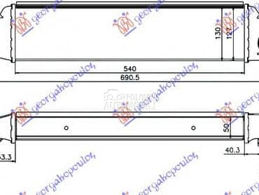 HLADNJAK INTERKULERA 2.0... za BMW X3 od 2004. do 2007. god.