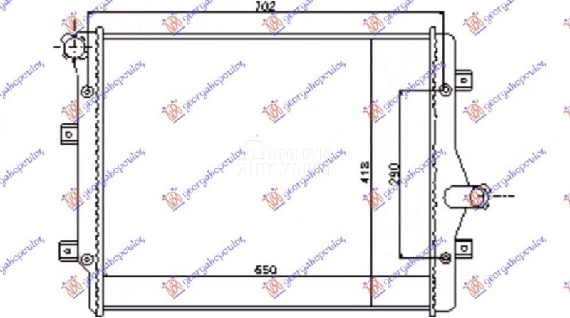 HLADNJAK MOTORA 2.0 TFSi...
