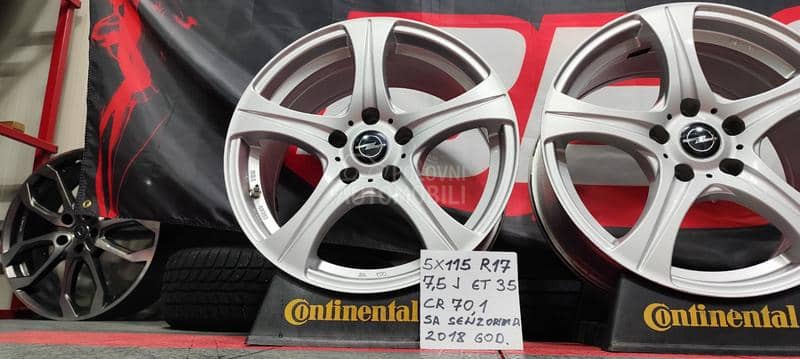Aluminijumske felne  17" 5 x 115