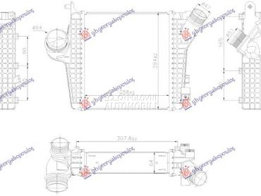 HLADNJAK INTERLULERA... za Audi Q7 od 2015. do 2019. god.