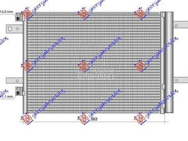 HLADNJAK KLIME za Peugeot 5008 od 2016. do 2020. god.