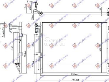 HLADNJAK KLIME 3.0 TD... za Land Rover Discovery od 2014. do 2016. god.