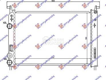HLADNJAK MOTORA 1.2 BENZIN... za Fiat Albea od 2002. do 2005. god.