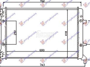 HLADNJAK MOTORA... za Volkswagen Caddy od 2004. do 2010. god.