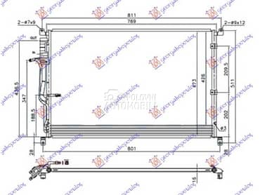 HLADNJAK KLIME ZA SVE... za Audi A8 od 2002. do 2009. god.