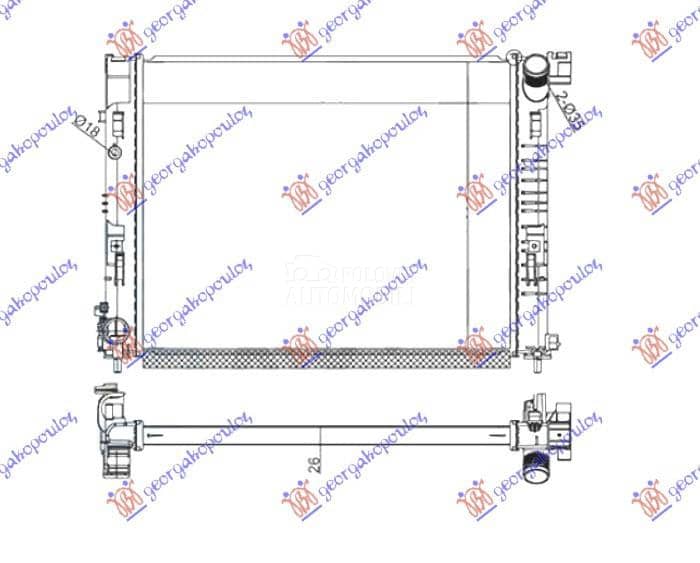 HLADNJAK MOTORA 1.5 Blue...