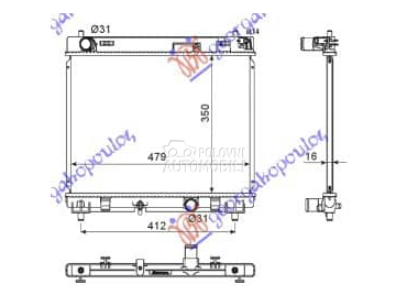 HLADNJAK MOTORA 1.4 D-4D DIZEL za Toyota Yaris od 2011. do 2014. god.