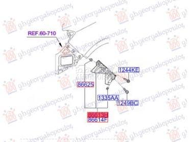 NOSAC ZADNJEG BRANIKA... za Hyundai i30 od 2017. do 2020. god.