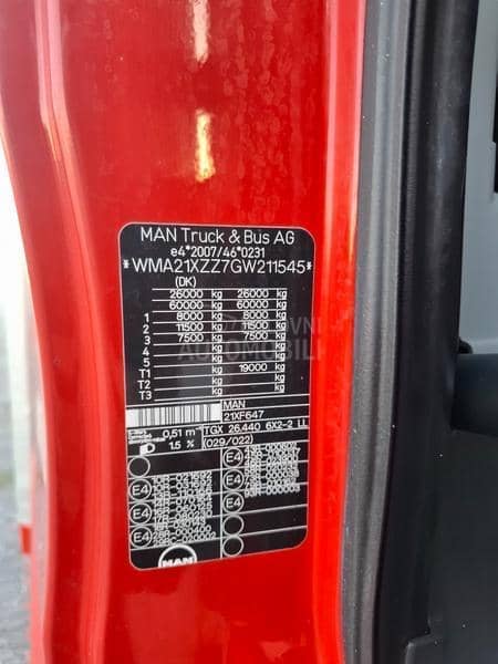 MAN TGX 26.440  E6