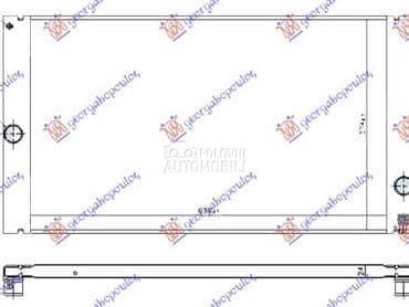 HLADNJAK MOTORA za Volvo S40 od 2007. do 2012. god.